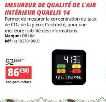 mesureur de qualité de l'air intérieur quaelis 14