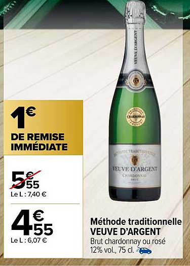 méthode traditionnelle veuve d'argent