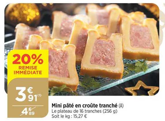 min pâté en crôute tranché
