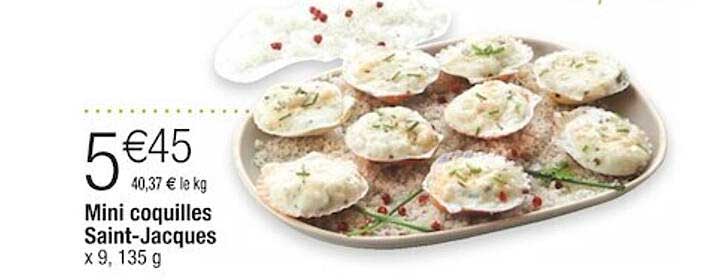 Mini Coquilles Saint-jacques