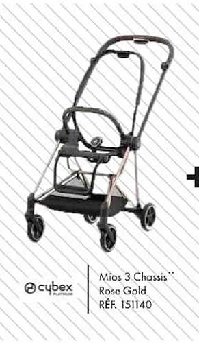 Mios 3 Chassis Rose Gold Cybex
