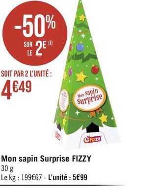 mon sapin surprise fizzy