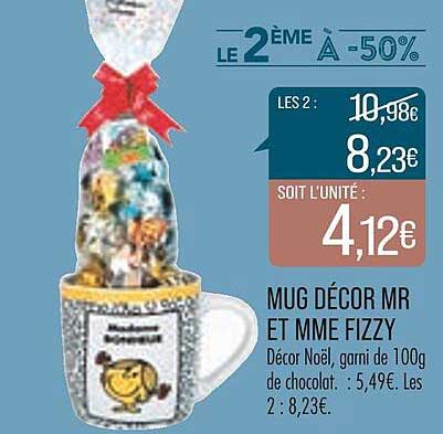 Mug Décor Mr Et Mme Fizzy
