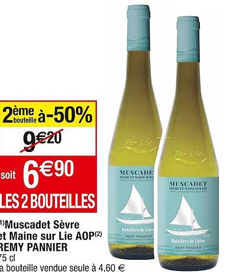 muscadet sèvre et maine sur lie aop remy pannier