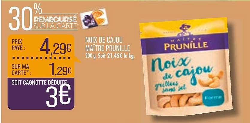 Noix De Cajou Maître Prunille