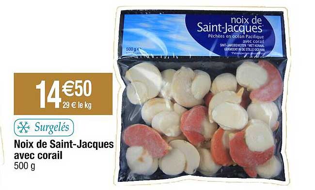 Noix De Saint-jacques Avec Corail