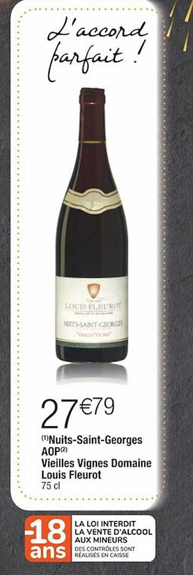 nuits-saint-georges aop vieilles vignes domaine louis fleurot