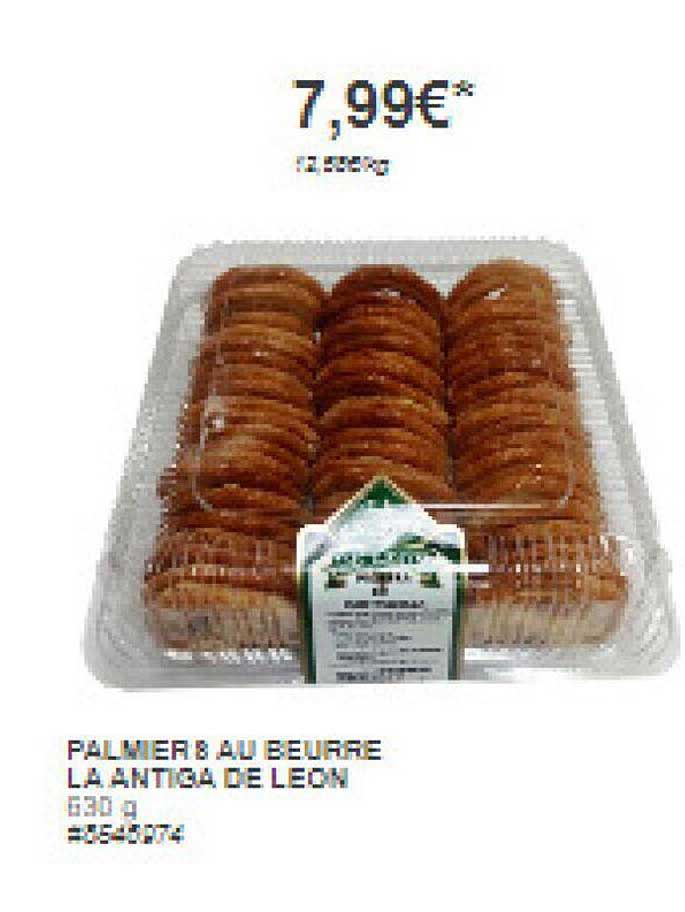 Palmier 8 Au Beurre La Antiga De Léon