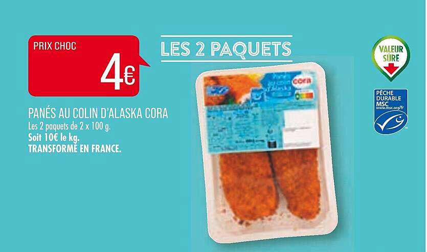 Panés Au Colin D'alaska Cora
