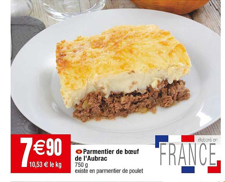 parmentier de bœuf de l'aubrac