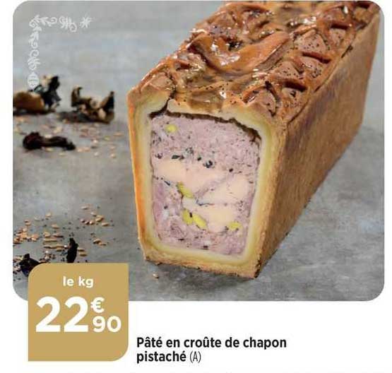 Pâté En Croûte De Chapon Pistaché