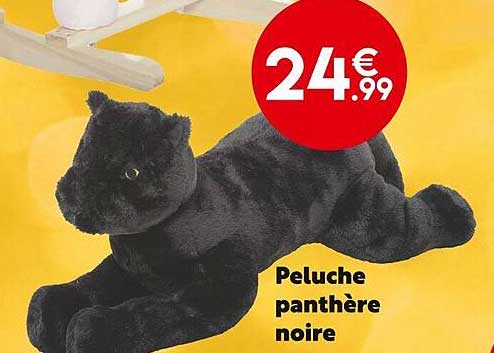 peluche panthère noire