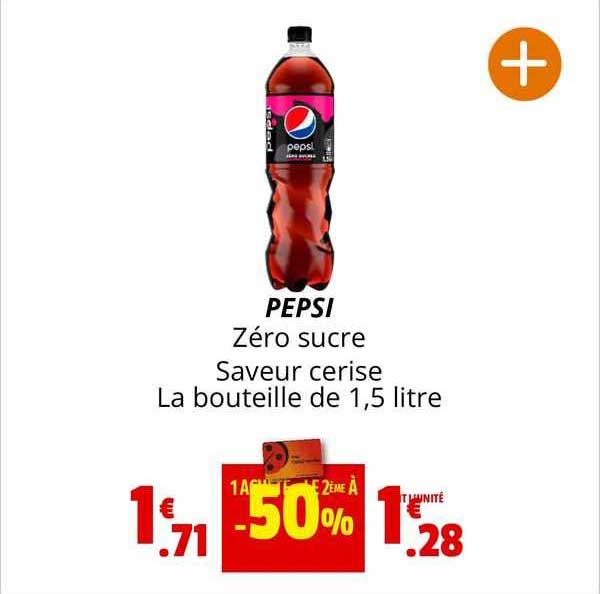 Pepsi Zéro Sucre Saveur Cerise