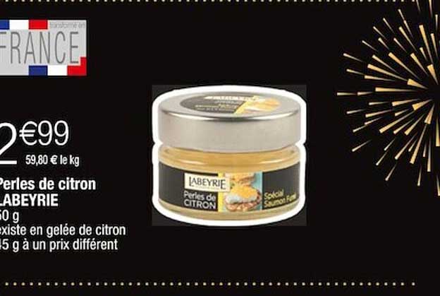 Perles De Citron Labeyrie