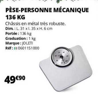 Pèse-personne Mécanique 136 Kg