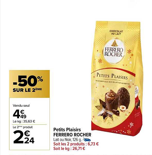 petits plaisirs ferrero rocher