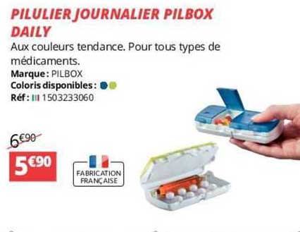 pilulier journalier pilbox daily
