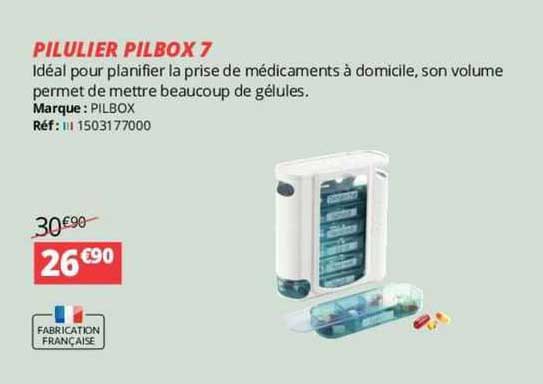 pilulier pilbox 7