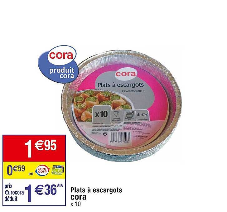 Plats à Escargots Cora