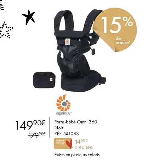 porte-bébé omni 360 noir