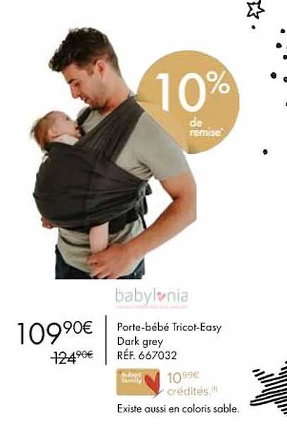 porte-bébé tricot-easy dark grey