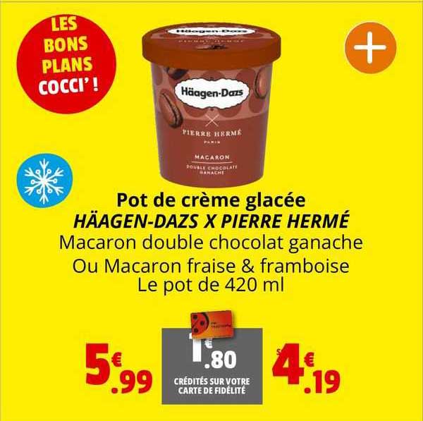 pot de crème glacée häagen-dazs x pierre hermé