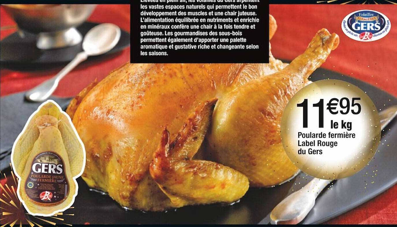 poularde fermière label rouge du gers