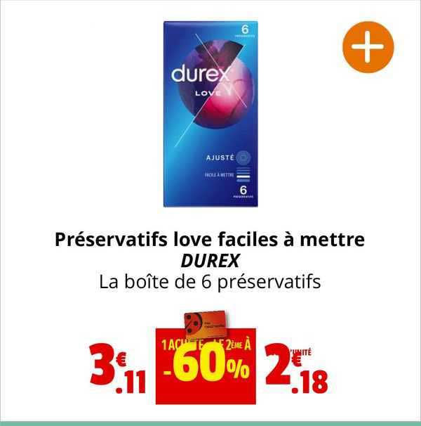 préservatifs love faciles à mettre durex