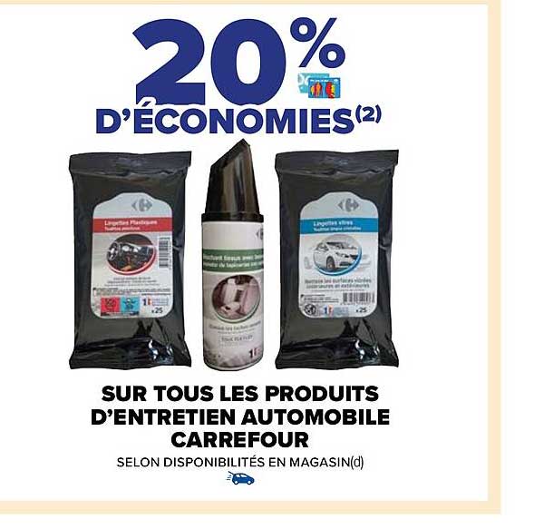 produits d'entretien automobile carrefour