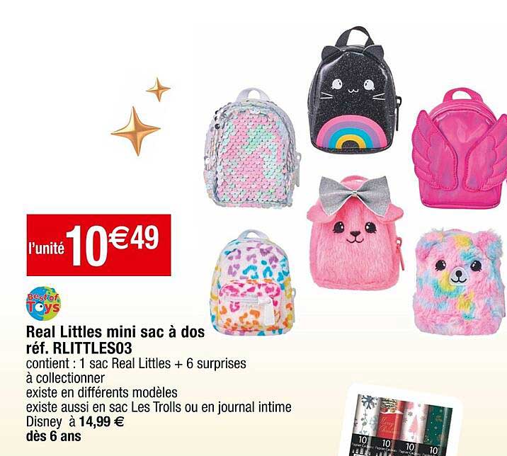real littles mini sac à dos