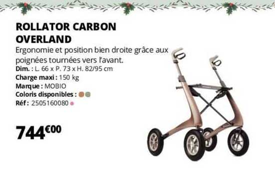 Rollator Carbon Overland