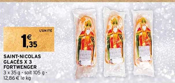 saint-nicolas glacés x3 fortwenger