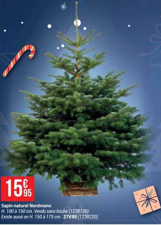 sapin natural nordmann