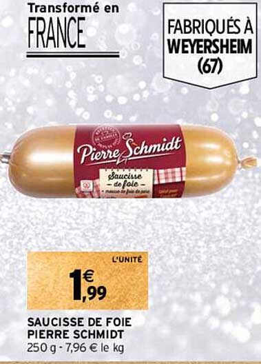 saucisse de foie pierre schmidt