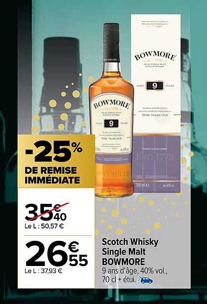 scotch whisky single malt bowmore