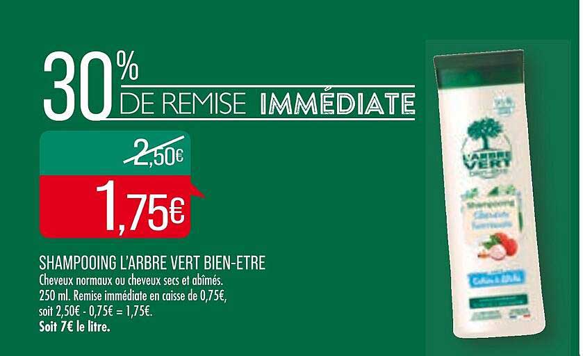 shampooing l'arbre vert bien-être