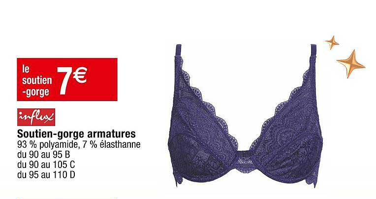 soutien-gorge armatures influx