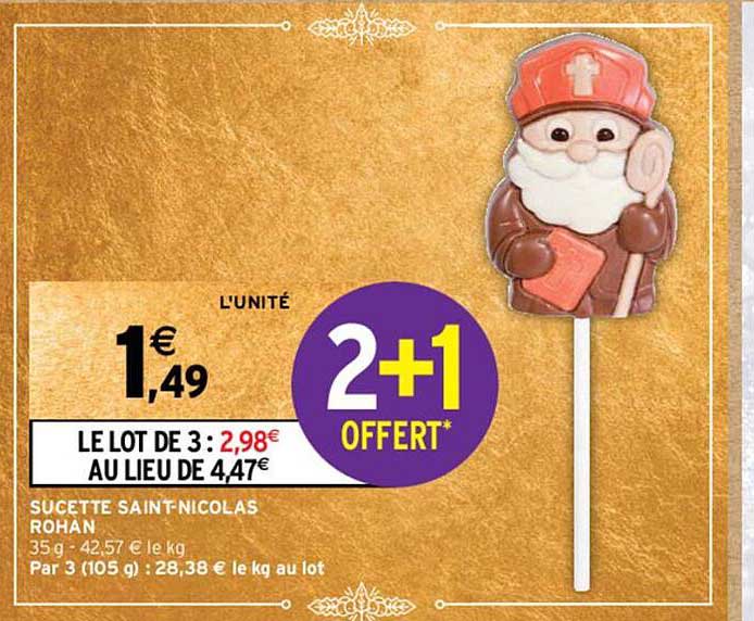 sucette saint-nicolas rohan