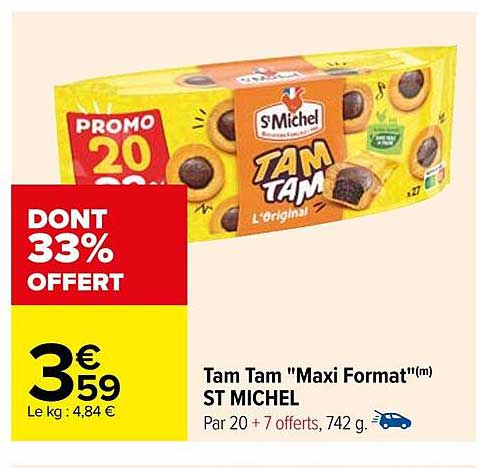 tam tam "maxi format" st michel