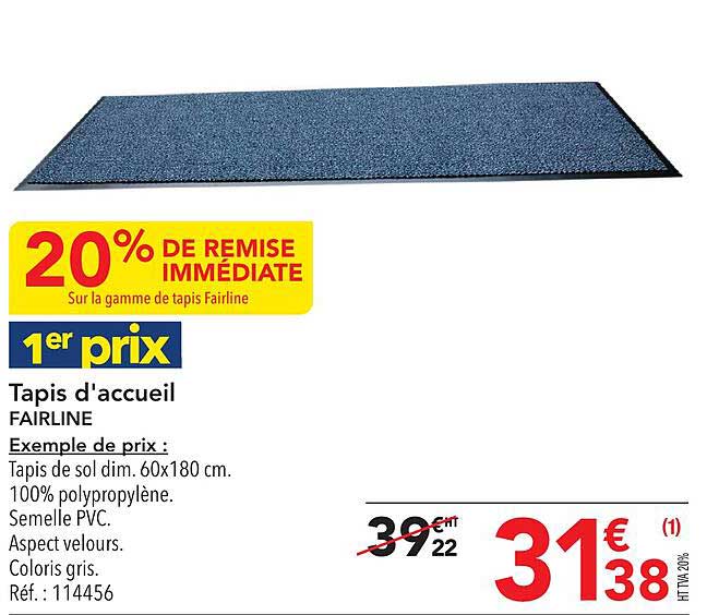 tapis d'accueil fairline