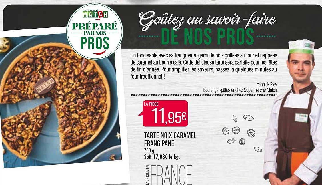 tarte noix caramel frangipane