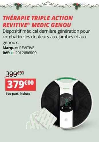 thérapie triple action revitive medic genou