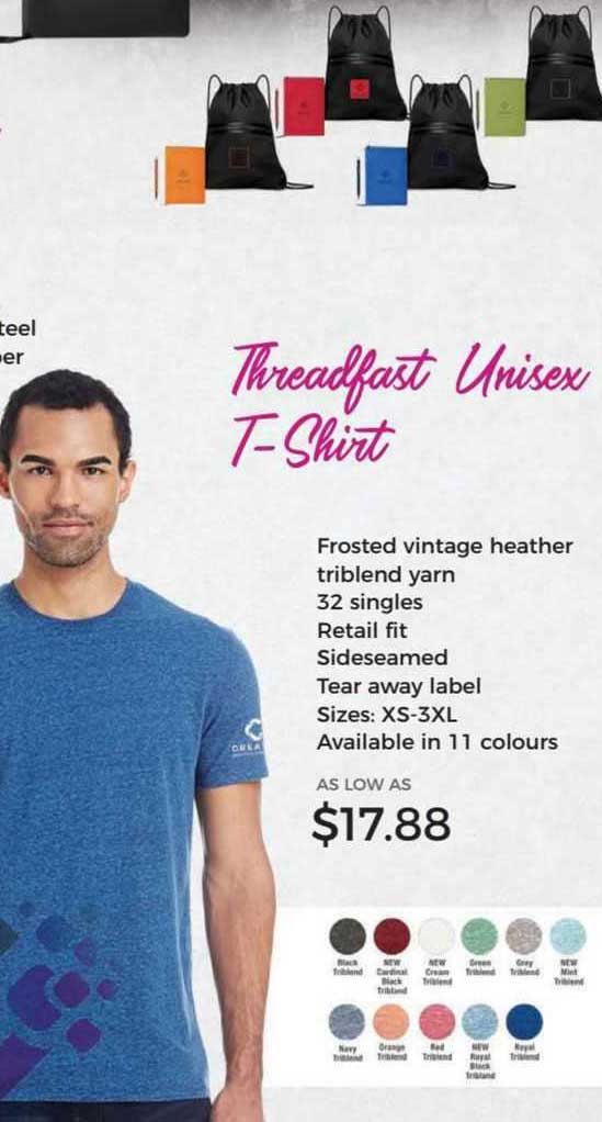 threadfast unisex t-shirt