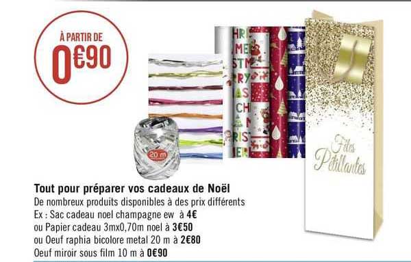 tout pour préparer vos cadeaux de noël