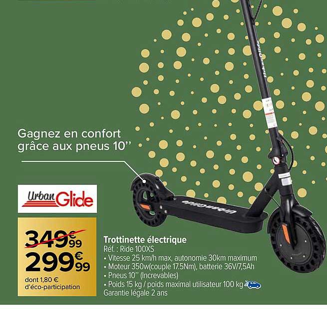 trottinette électrique urban glide