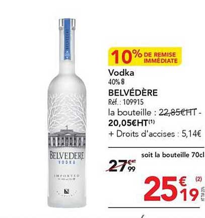 Vodka Belvédère