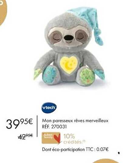 vtech mon paresseux rêves merveilleux