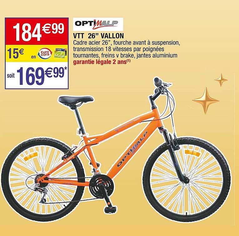 vtt 26" vallon opti malp
