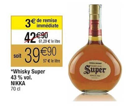 whisky super 43% vol. nikka