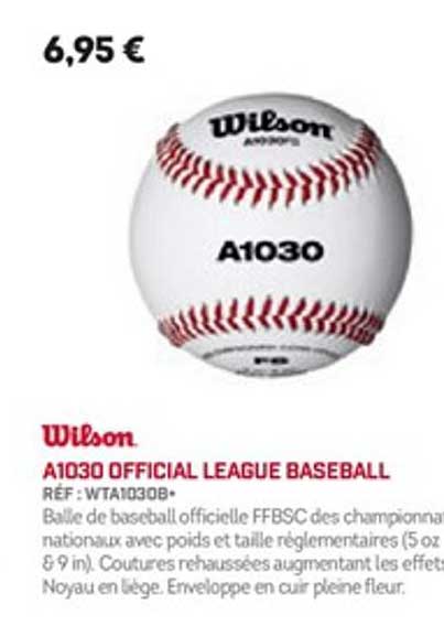 a1030 official league baseball wilson